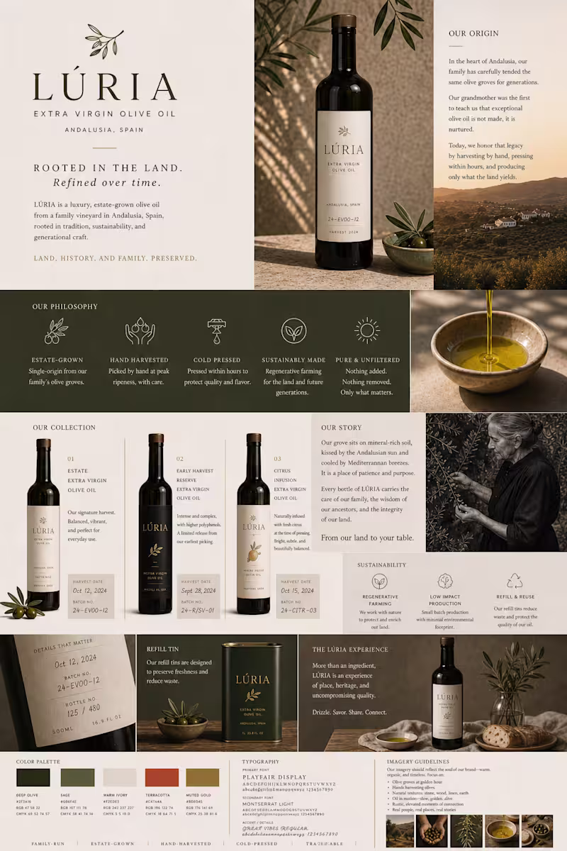Cover image for I developed the brand LÚRIA