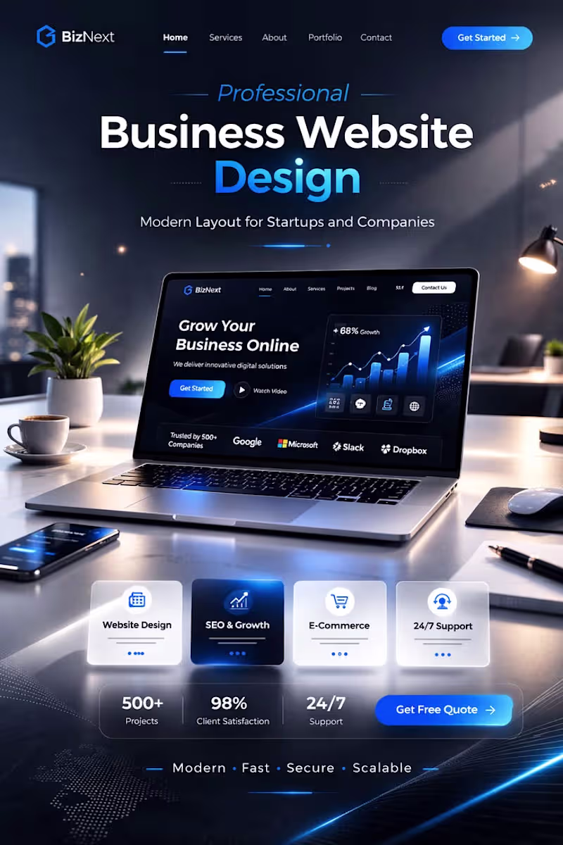 Cover image for Transform Your Business with a Modern, Mobile-Friendly Website