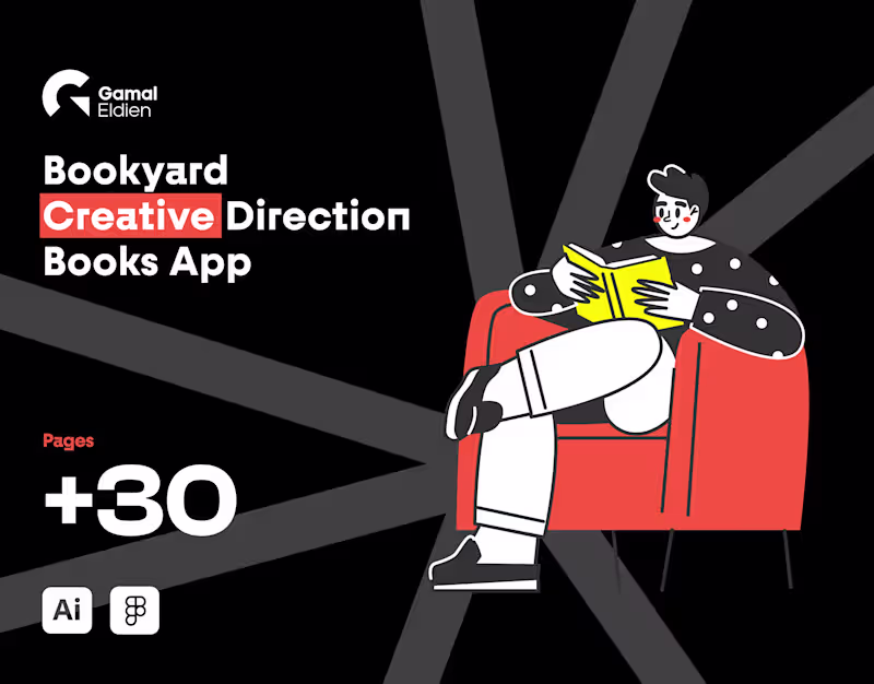 Cover image for Creative Direction for Books App | Bookyard