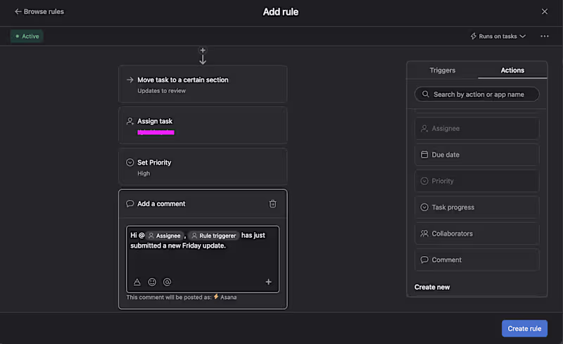Cover image for Asana automation (rules)