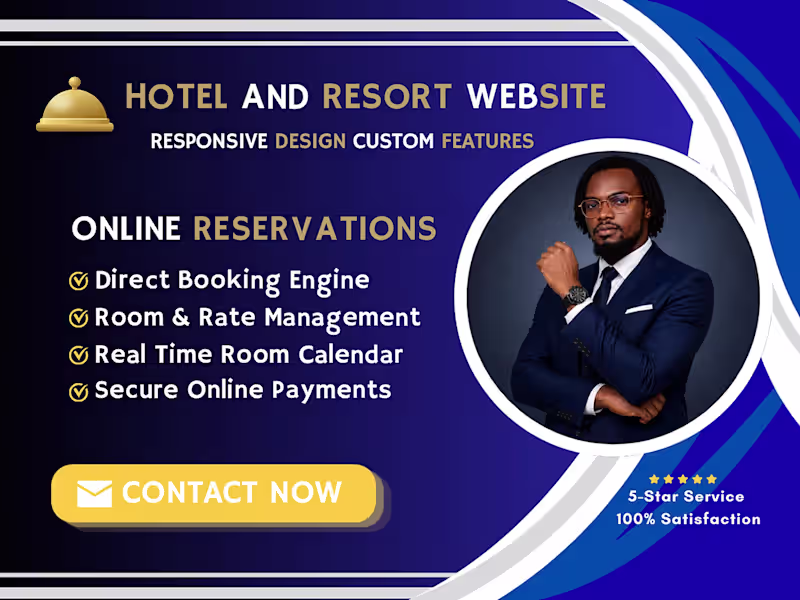 Cover image for Hotel and Resort Booking Website