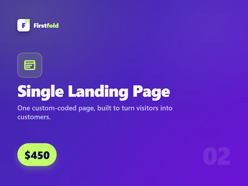 Cover image for Single Landing Page