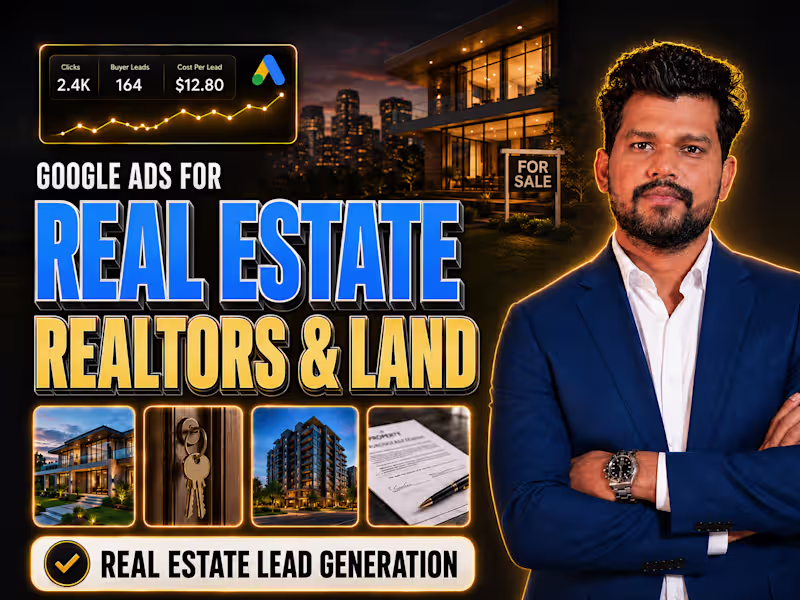 Cover image for  Google Ads Specialist for Property, Land & Real Estate Leads