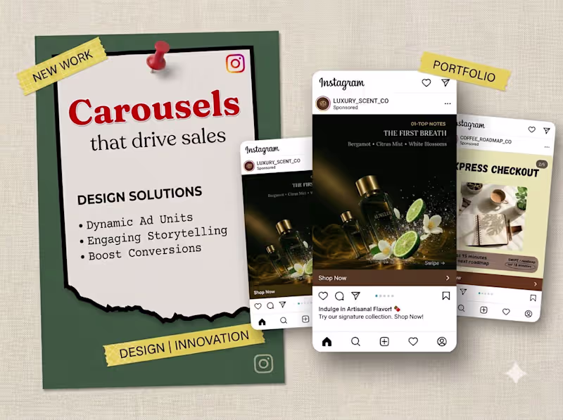 Cover image for Instagram Carousel Ads for Coaches, Consultants & Brands