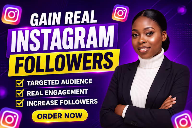 Cover image for Instagram Growth & Real Followers Marketing