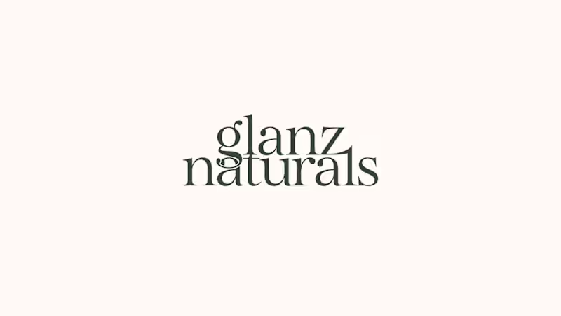 Cover image for Radiance Rooted in Nature — Glanz Naturals Brand Design