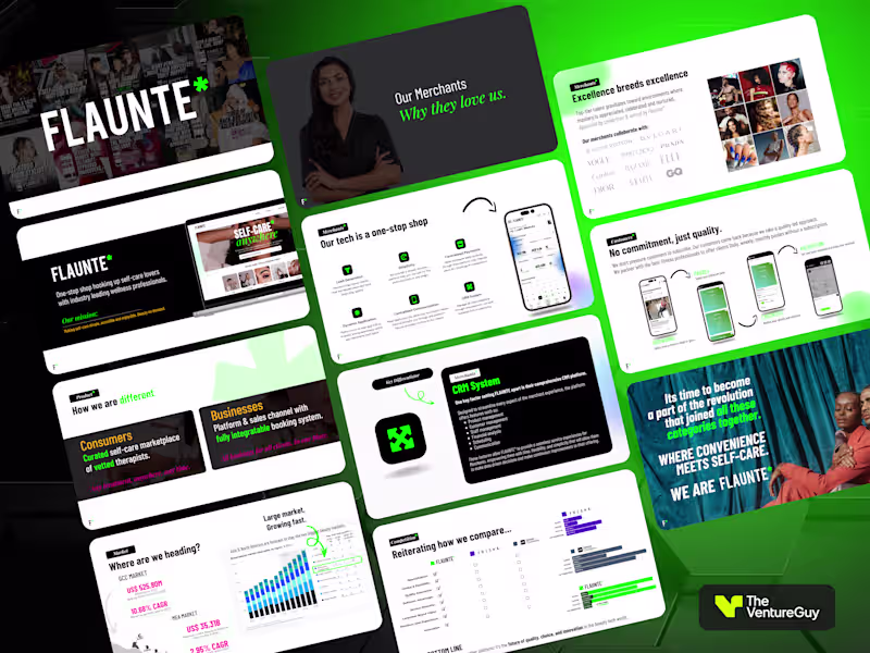 Cover image for Wellness Marketplace | Seed Round | Pitch Deck Development