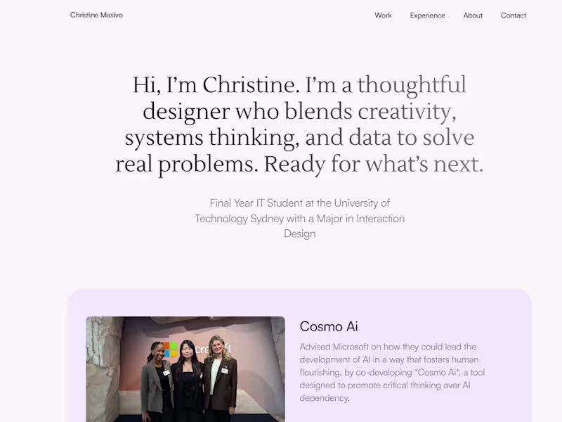 Cover image for Designing clean, user-first interfaces that truly connect.