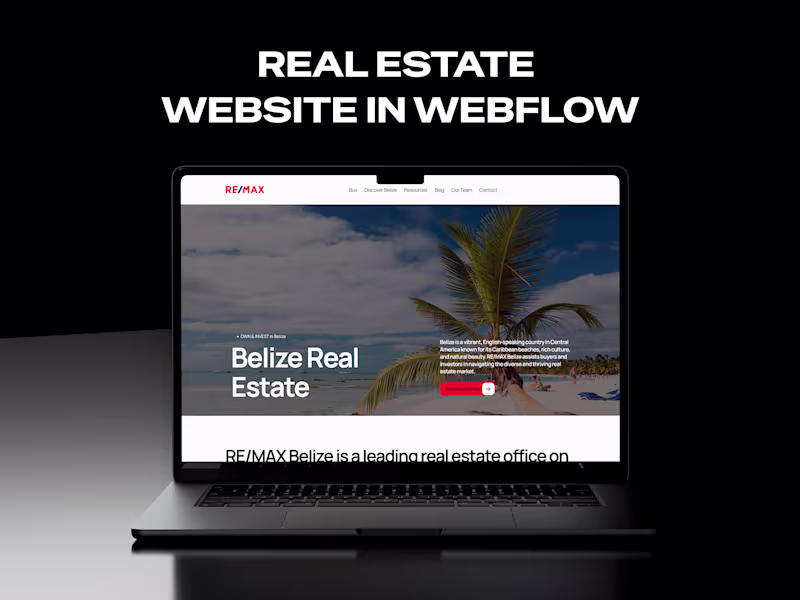 Cover image for Real Estate Website in Webflow