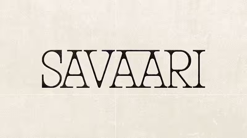Cover image for Savaari Brand Identity