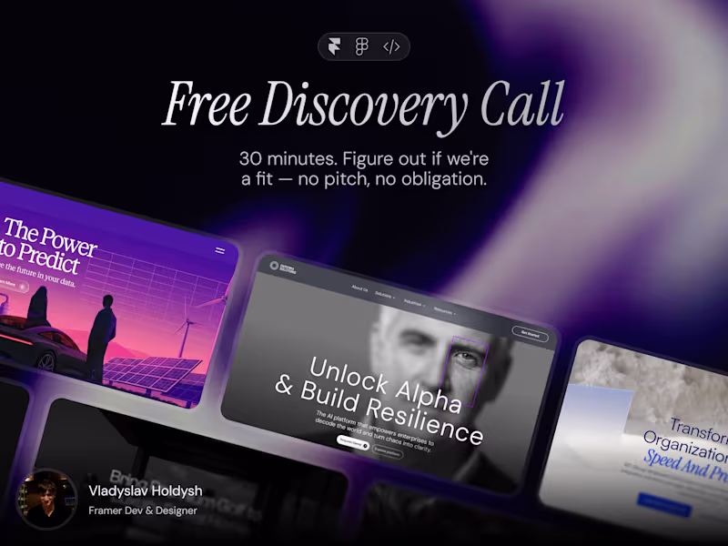 Cover image for Free Discovery Call — Start Here If Unsure