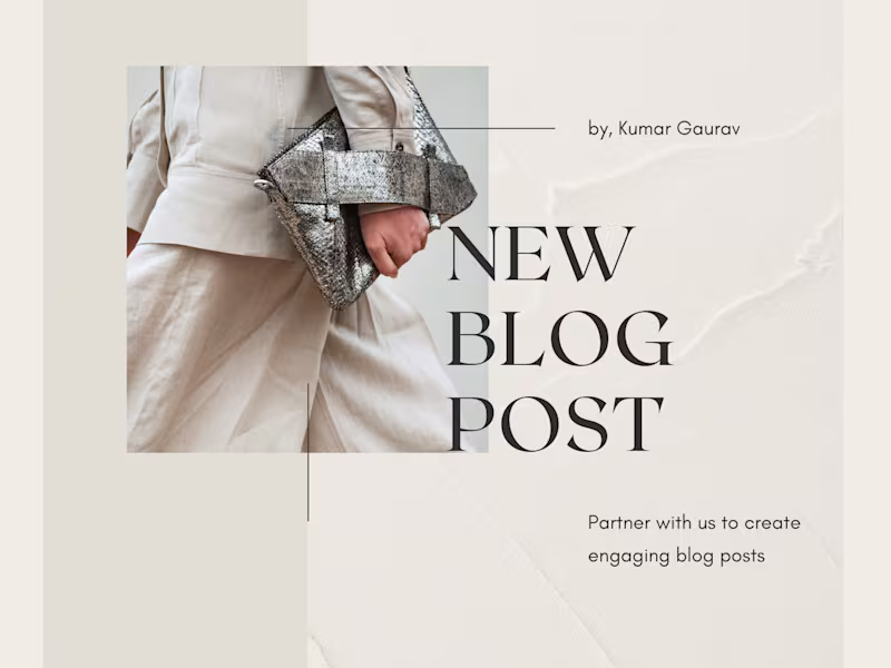 Cover image for Transform Your Brand with Engaging Blog Posts!