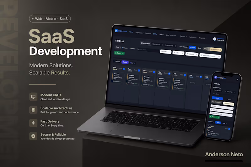 Cover image for SaaS Web Application Developmen