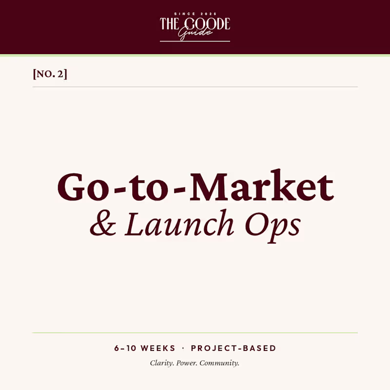 Cover image for GTM & LAUNCH OPERATIONS