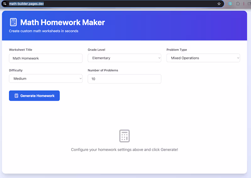 Cover image for I built a math homework app because my son was jealous True ...