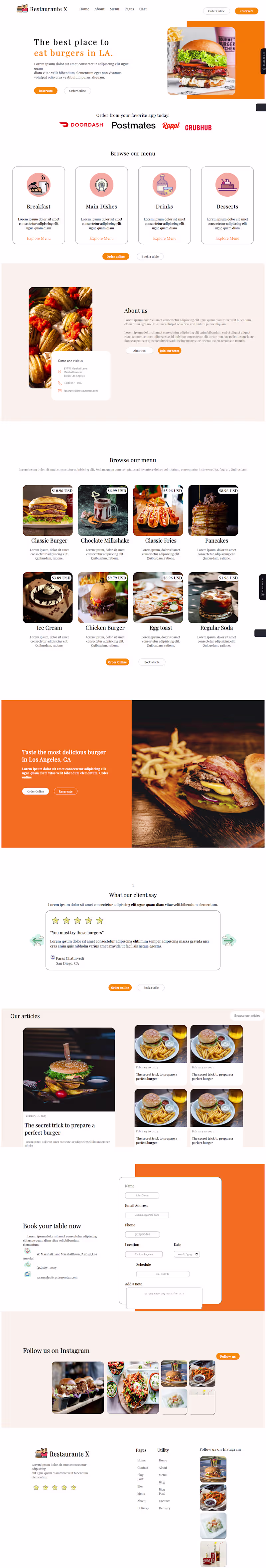 Cover image for Restaurante X