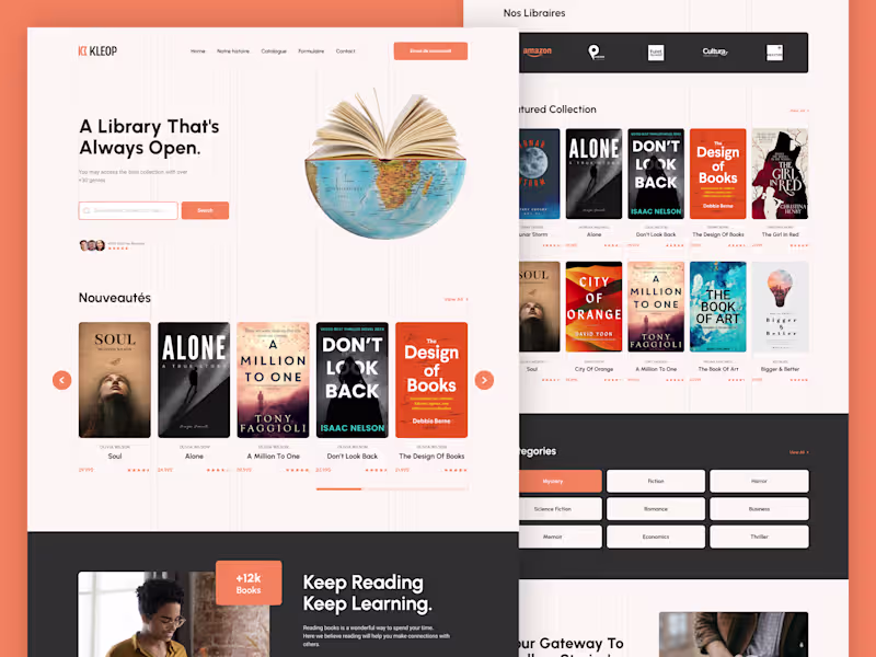 Cover image for KLEOP : Online Library for Books and Novels
