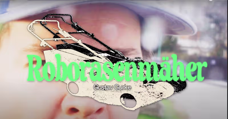Cover image for Title design for Roborasenmäher-Gustav Gurke's