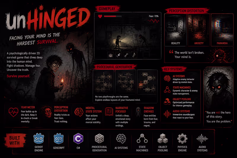 Cover image for This was my final year project, and it’s personal. unHinged ...
