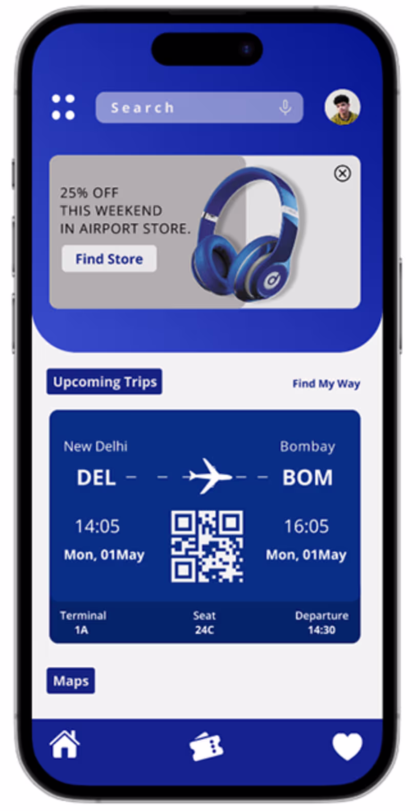 Cover image for MOBILE APP DESIGN FOR AIRLINE COMPANY on Behance