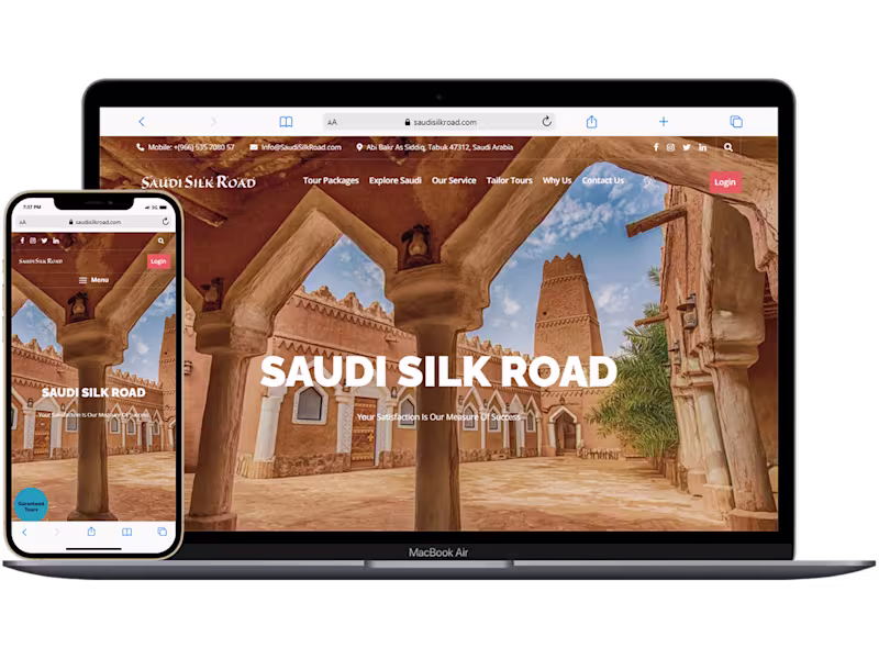 Cover image for Tours & Travels Website