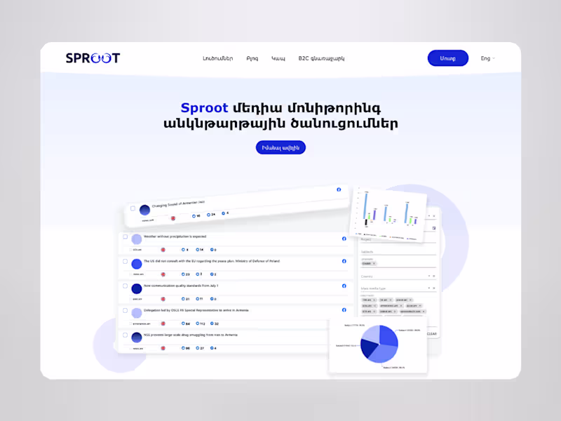 Cover image for Media Monitoring UX\UI
