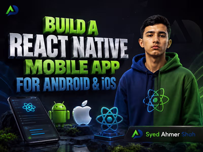Cover image for Build a React Native Mobile App for Android & iOS