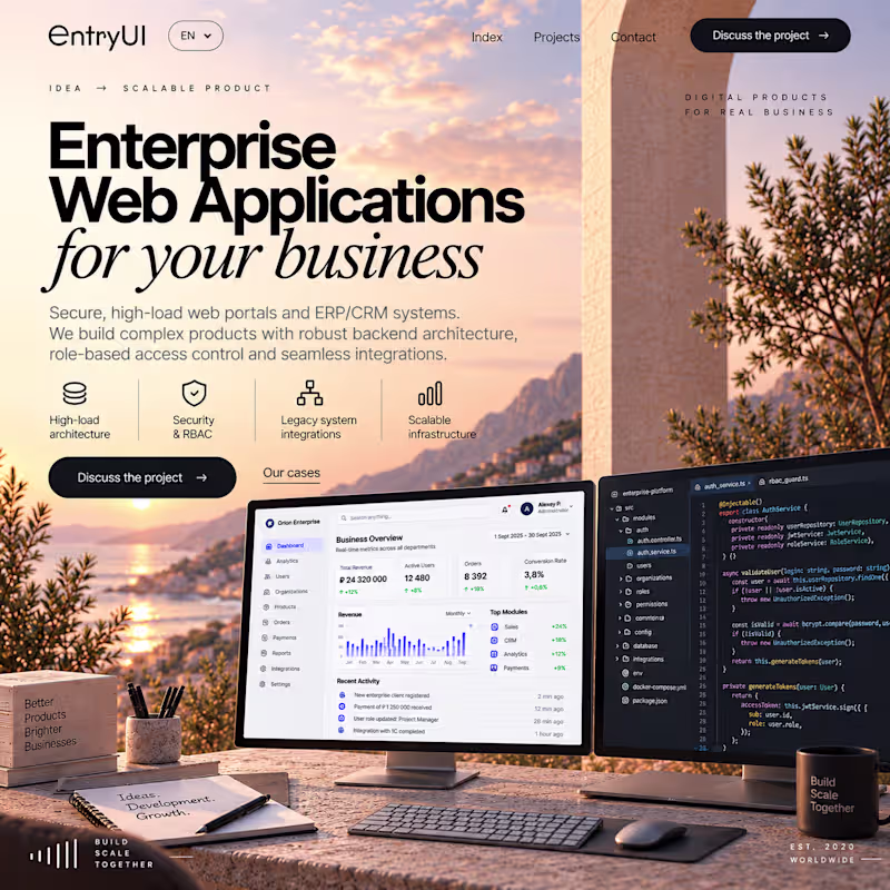 Cover image for Enterprise Web Applications