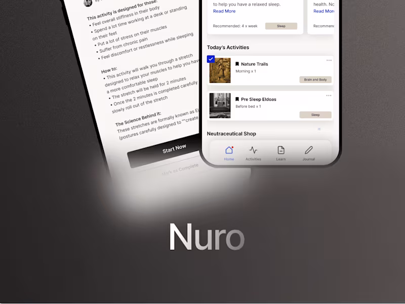 Cover image for iOS App for Health and Wellness
