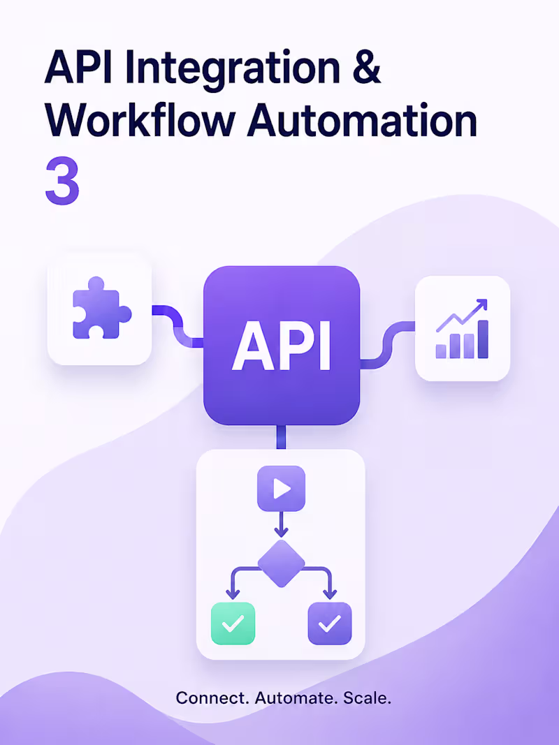 Cover image for API Integration & Workflow Automation