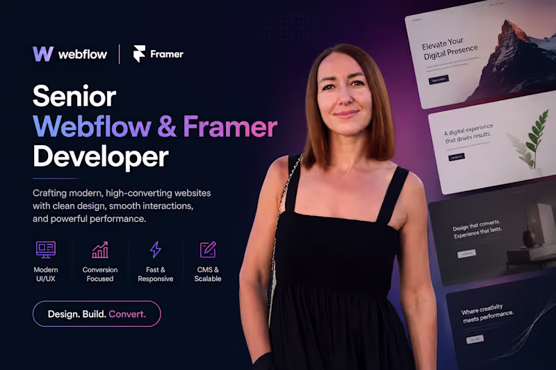 Cover image for Framer Bug Fixes & Website Optimization | Framer Developer