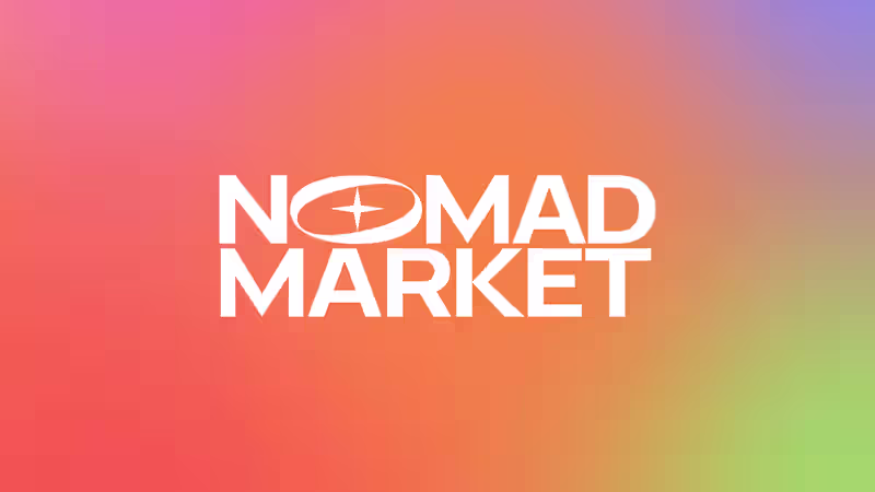 Cover image for Nomad Market — Eye-catching classified for digital nomads