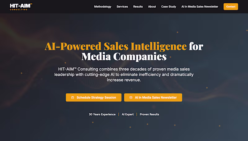 Cover image for PROJECT: Launch a sales consulting practice serving media co...