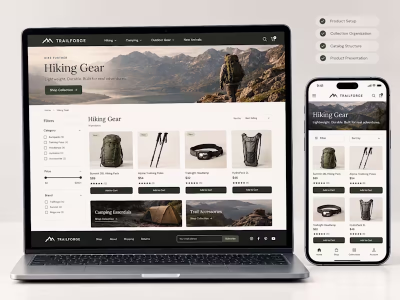 Cover image for Shopify Product & Collection Setup