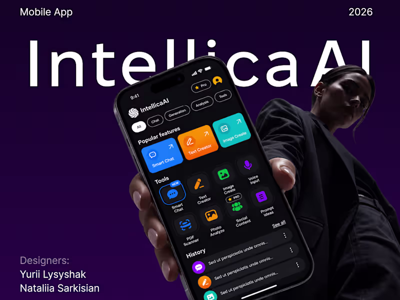 Cover image for Intellica AI, a mobile AI