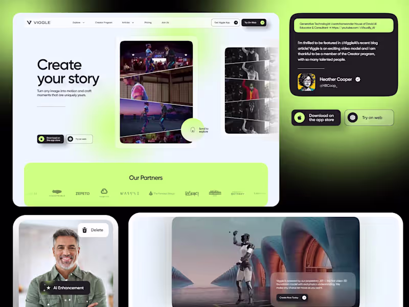 Cover image for Viggle.ai UI/UX Design Project