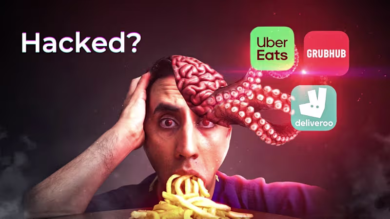 Cover image for Sneaky Tricks Food Delivery Apps Use To Get You Hooked (Documen…