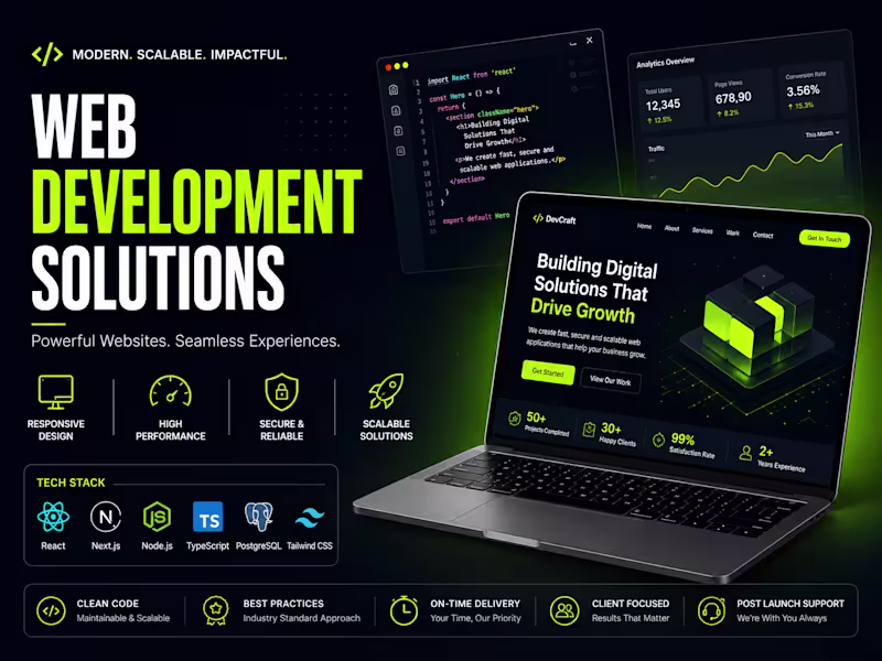 Cover image for Build a Modern, Fast & Secure Full-Stack Web Application