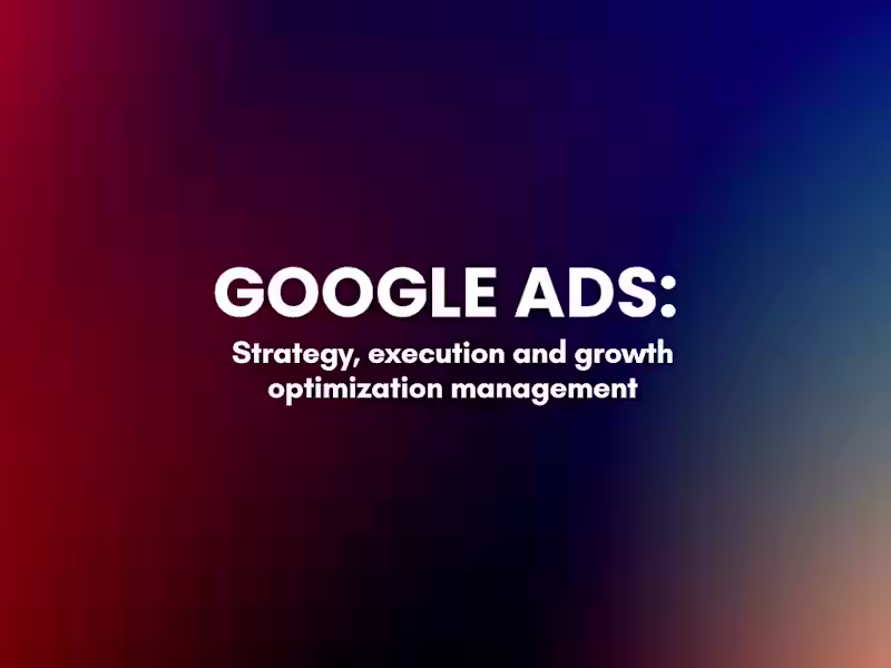 Cover image for Drive intentful Google Ads Traffic