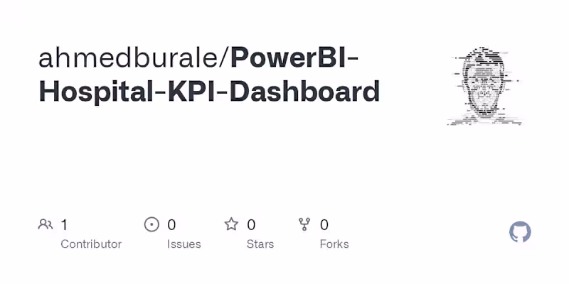 Cover image for ahmedburale/PowerBI-Hospital-KPI-Dashboard