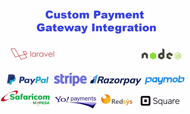 Cover image for Custom Secure Payment Gateway Integration