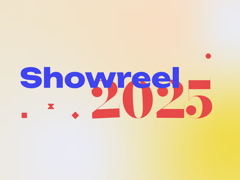 Cover image for Showreel 2025 – Motion Design & Art Direction