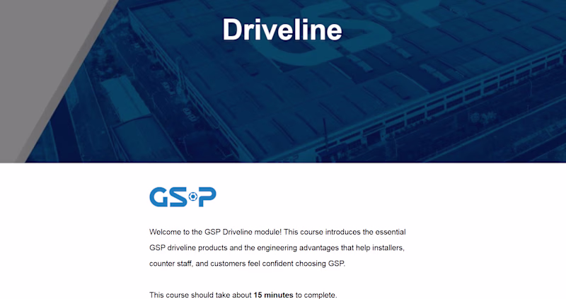 Cover image for It's called "GSP Driveline"
GSP Automotive