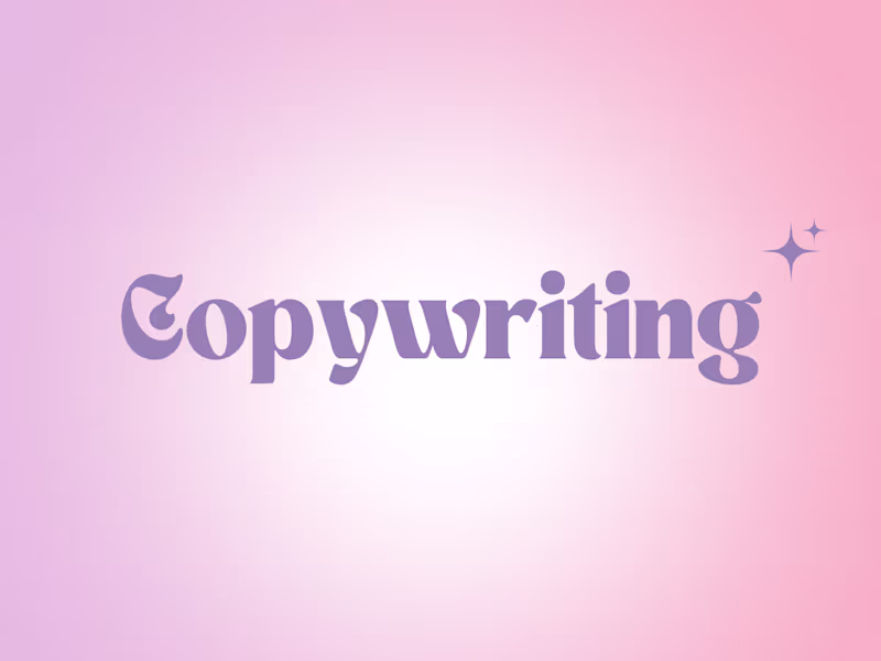 Cover image for Copywriting - using words to engage and inspire. ✨