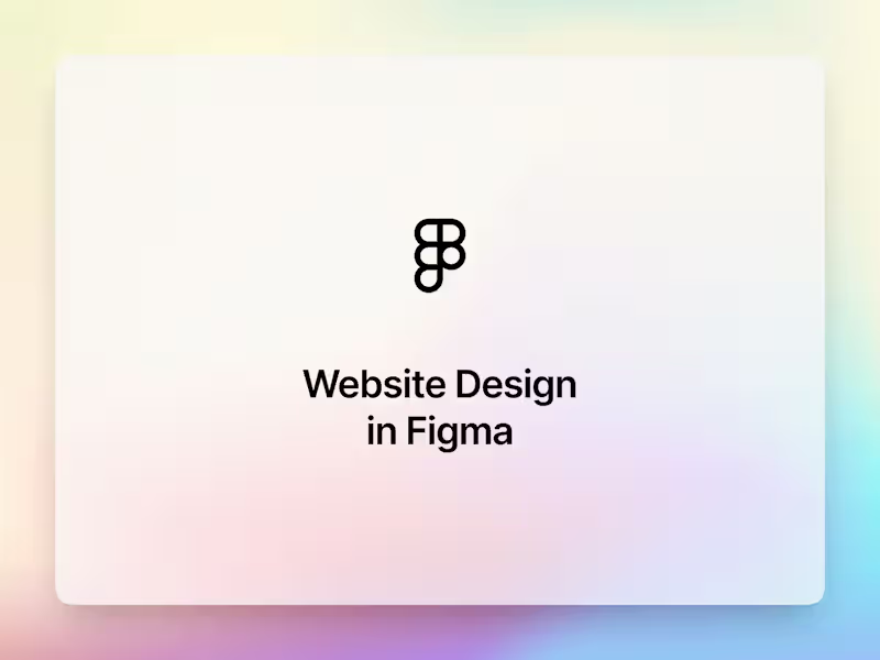 Cover image for Website Design in Figma
