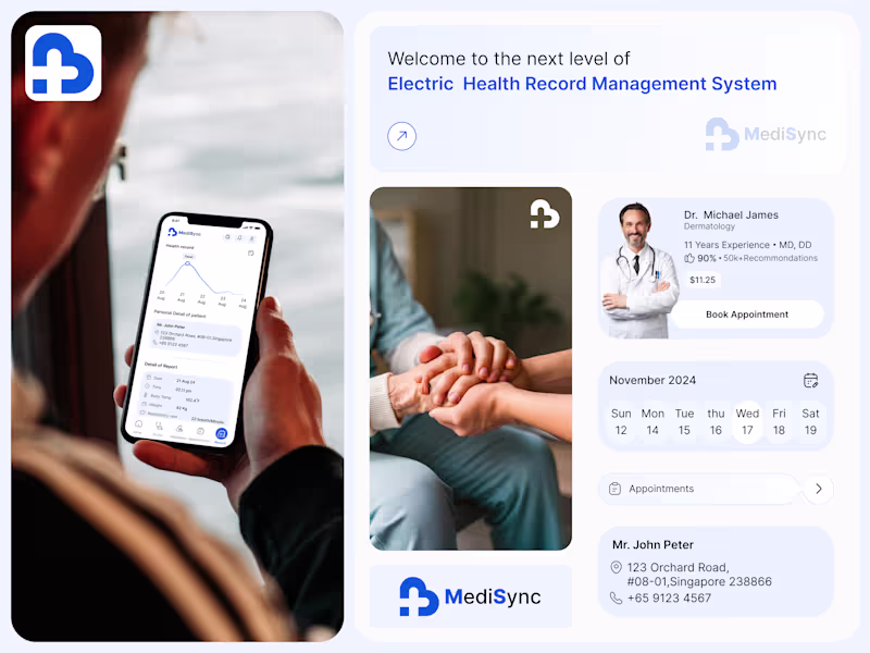 Cover image for Electronic Health Record Management Sysytem App