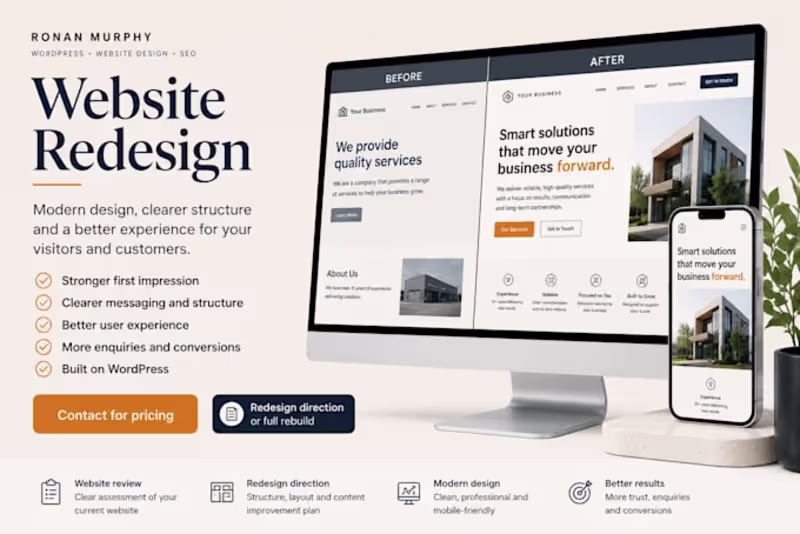 Cover image for WordPress Homepage Redesign