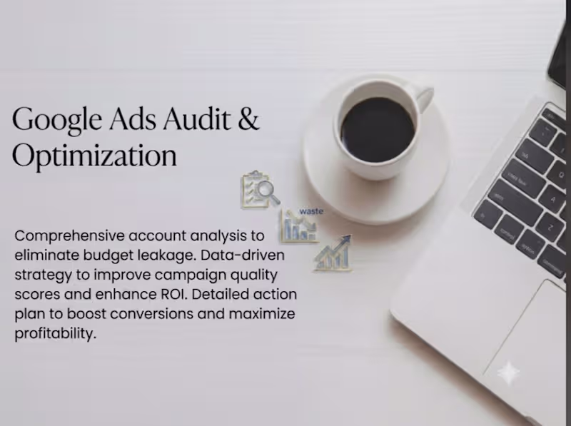 Cover image for Google Ads Audit & Optimization for Better ROI