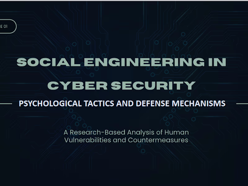 Cover image for Social Engineering in Cyber Security