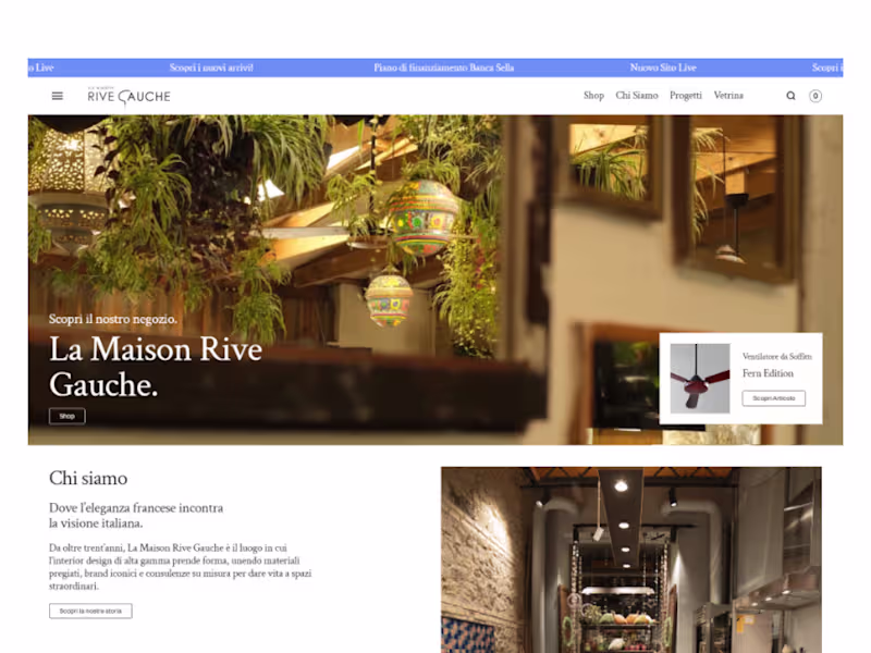 Cover image for Modern E-commerce Website for Luxury Furniture Brand